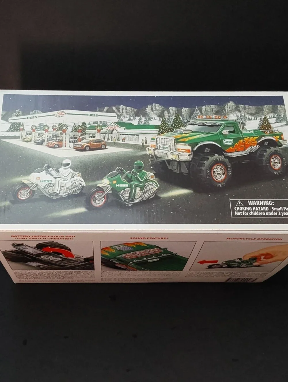 HESS Monster Truck with Motorcycles - Kids Toy